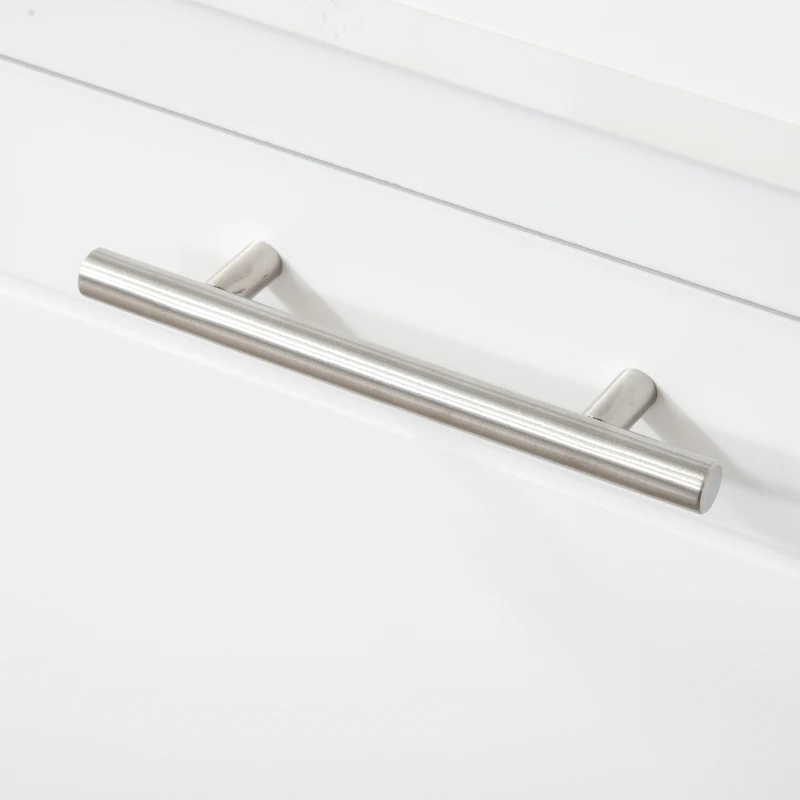 HOMCOM Kapstok kledingrek gang woonkamer 4 planken wit