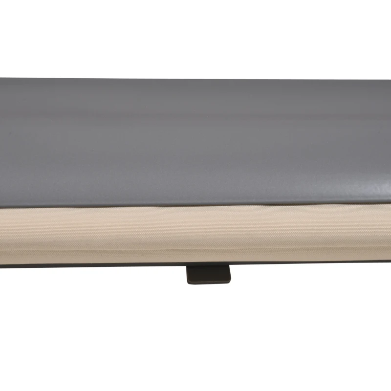 Verticale luifel aluminium balkonluifel met handslinger crèmewit 160 x 250 cm