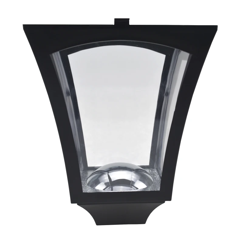 Outsunny Solar Powered Lamp Post, IP44, 18Lx18Wx160H cm-Black