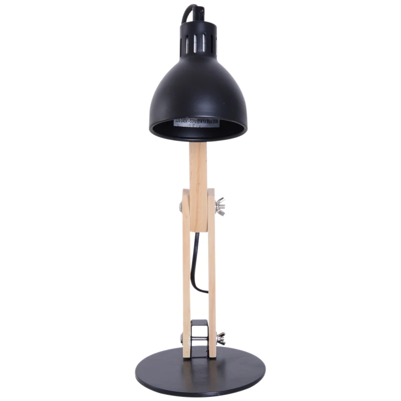 HOMCOM® LAMPKA STOŁOWA NA BIURKO REGULOWANA LAMPKA DO CZYTANIA