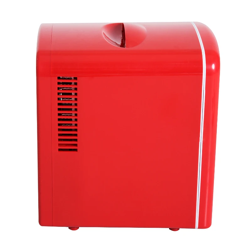 HOMCOM MINI LODÓWKA PODGRZEWACZ 4 LITRY CZERWONA 28X 20X 30 CM (DXSXW)