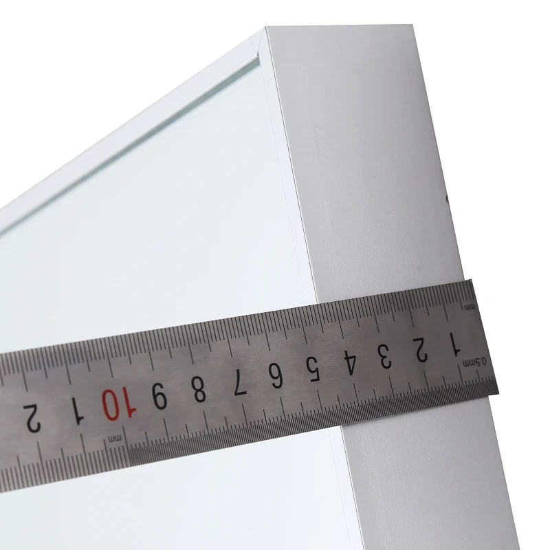 kleankin® WISZĄCE LUSTRO ŁAZIENKOWE LUSTRO DO PRZEDPOKOJU srebrne 50 x 70 cm