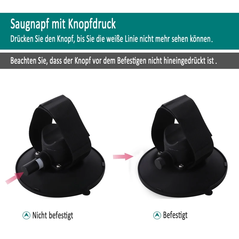 HOMCOM® BAGAŻNIK DACHOWY ROWEROWY NA PRZYSSAWKI 2 x ROWERY aluminium czarny 82 x 15 x 13 cm (DxSxW)