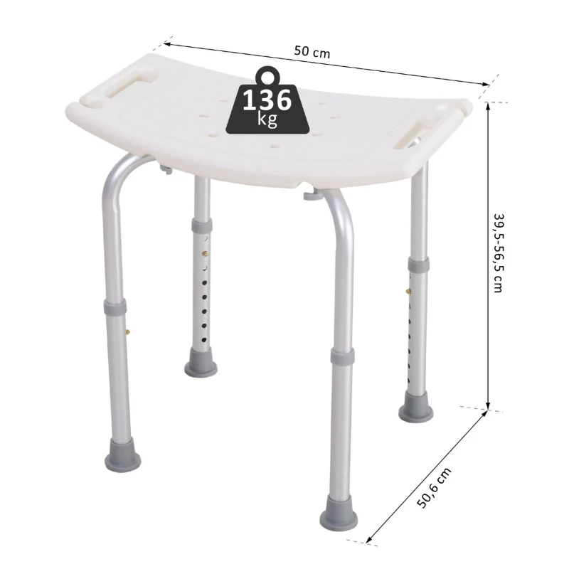 HOMCOM TABORET PRYSZNICOWY STOŁEK KRZESŁO