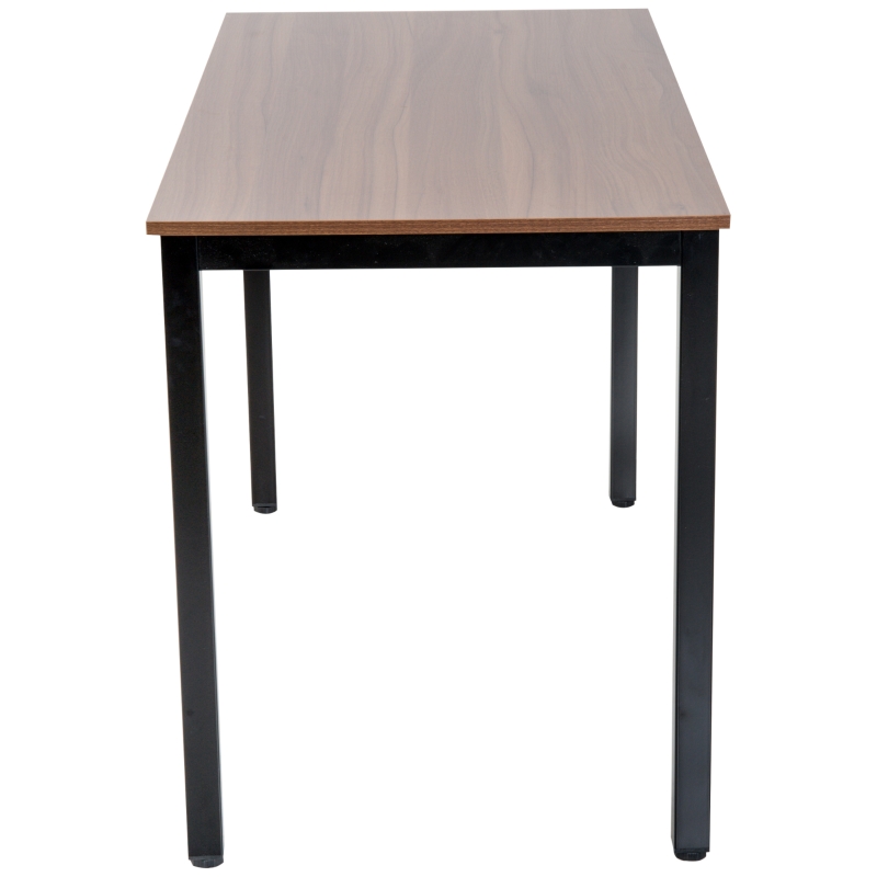 HOMCOM® STOLIK KOMPUTEROWY BIURKO Orzechowy Czarny