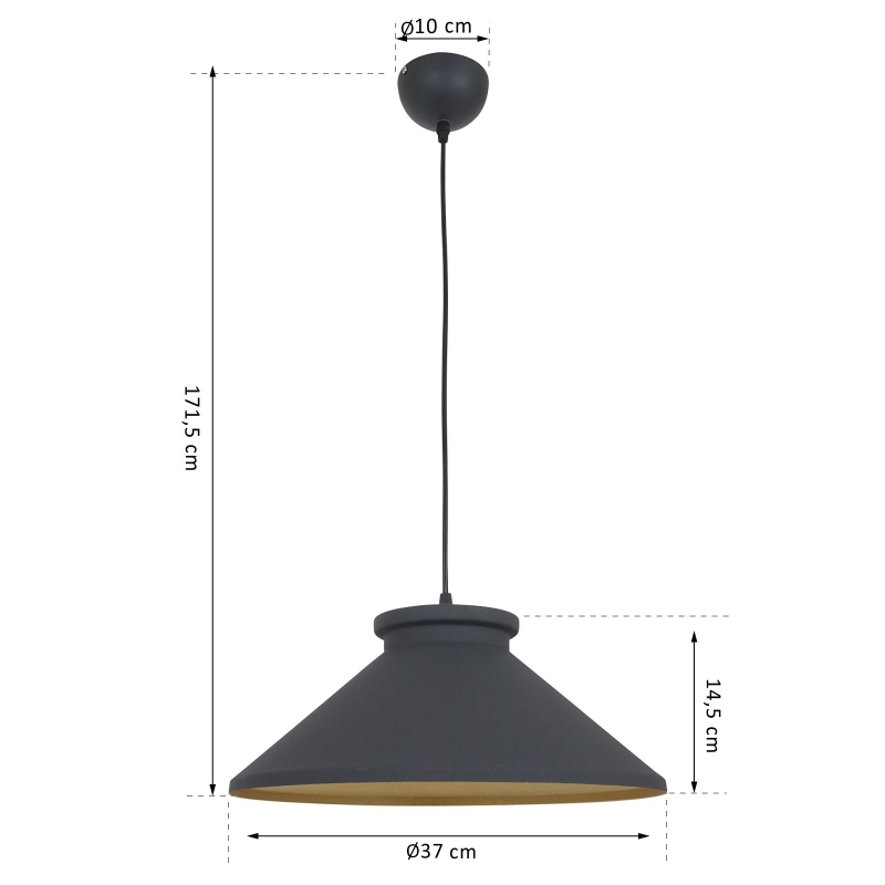 HOMCOM® LAMPA SUFITOWA WISZĄCA INDUSTRIALNA VINTAGE