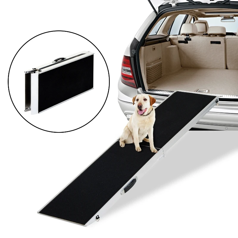 PawHut RAMPA ALUMINIOWA KŁADKA DLA PSA