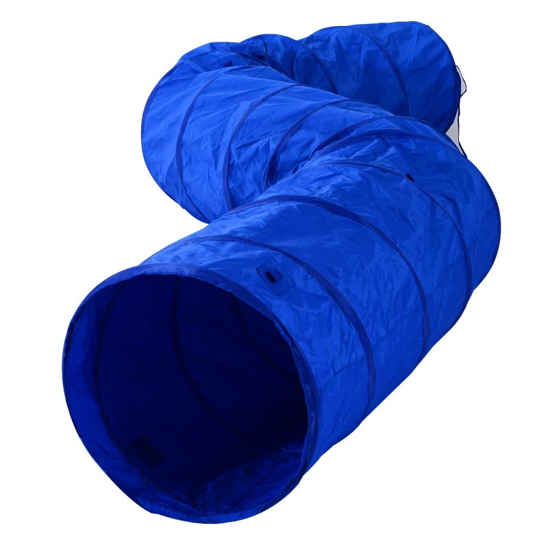 PawHut TUNEL DLA PSA AGILITY POLIESTER niebieski