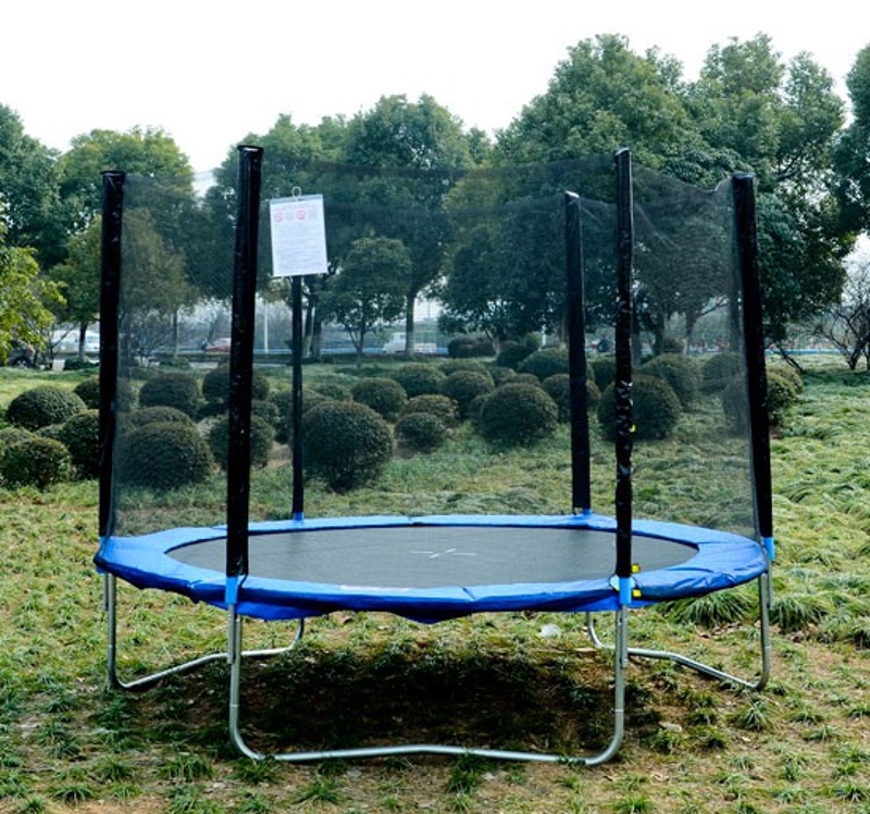 HOMCOM TRAMPOLINA Z SIATKĄ ZABEZPIECZAJĄCĄ śr. 305 cm