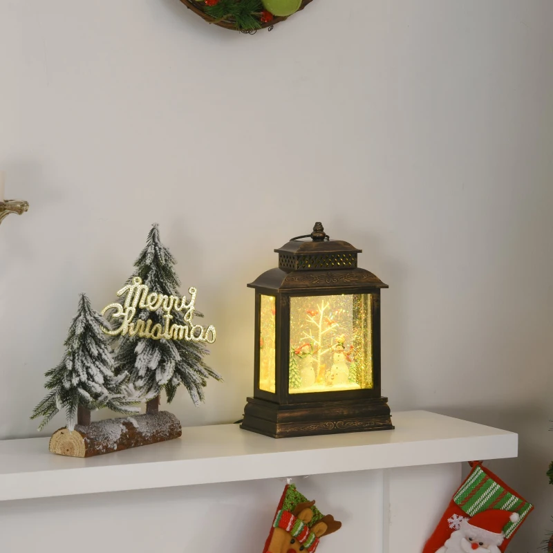 Lampion szklana kula lampion z muzyką duży HOMCOM