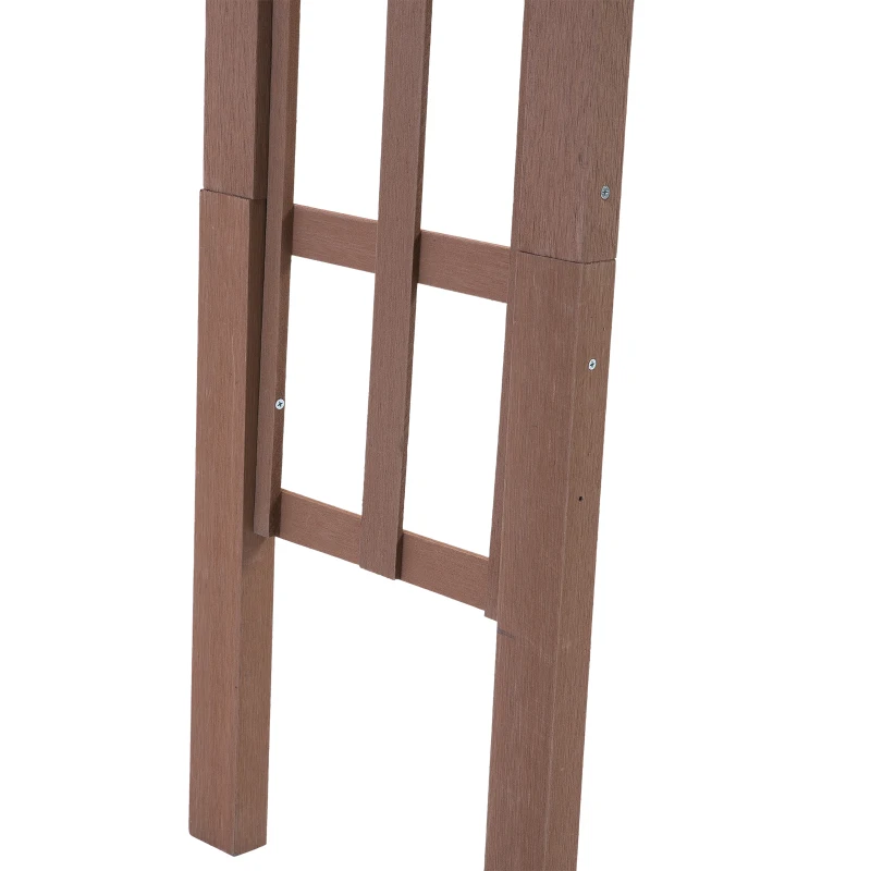 Outsunny® PERGOLA OGRODOWA TREJAŻ DO ROŚLIN PNĄCYCH ŁUK brązowy