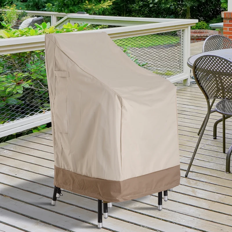 Outsunny® POKROWIEC NA MEBLE OGRODOWE PLANDEKA beżowy