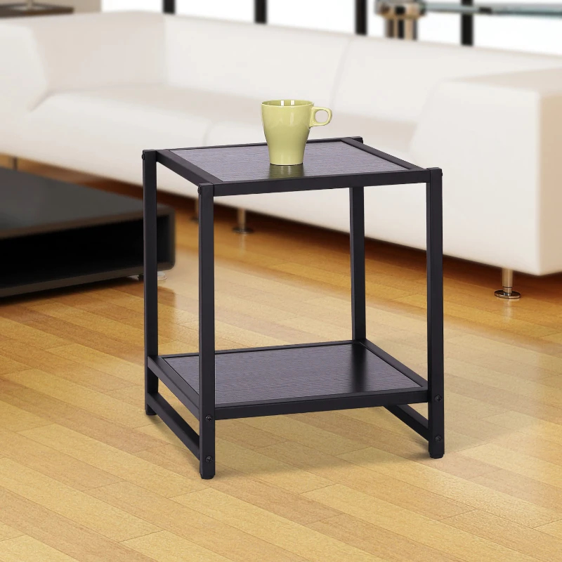 HOMCOM ŁAWA STOLIK KAWOWY czarny