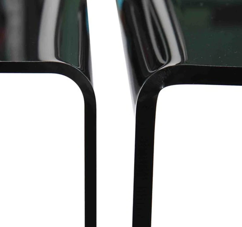 HOMCOM STOLIK KAWOWY AKRYL 3-częściowy