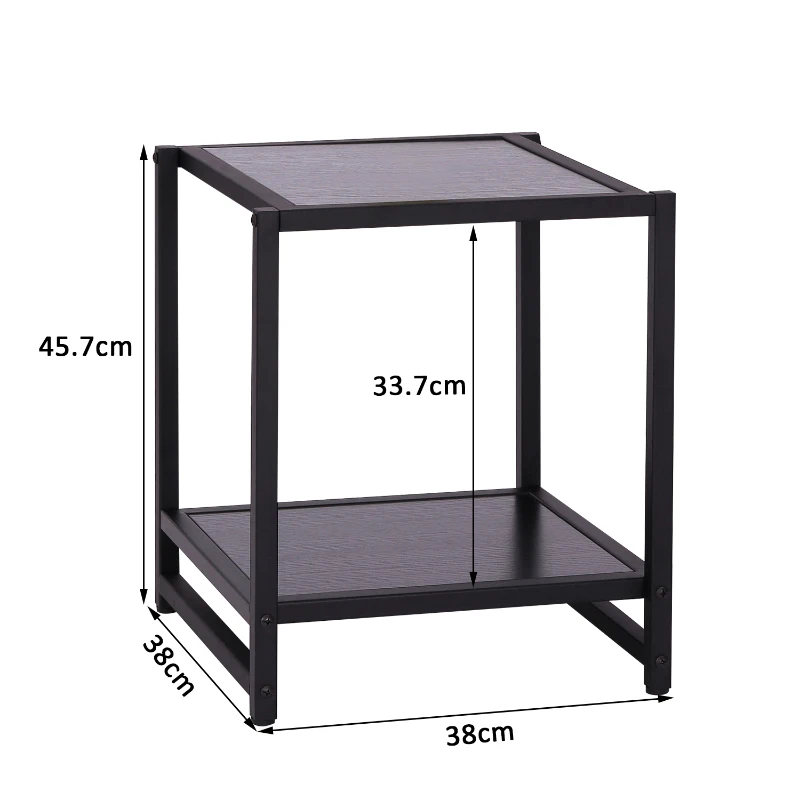 HOMCOM ŁAWA STOLIK KAWOWY czarny