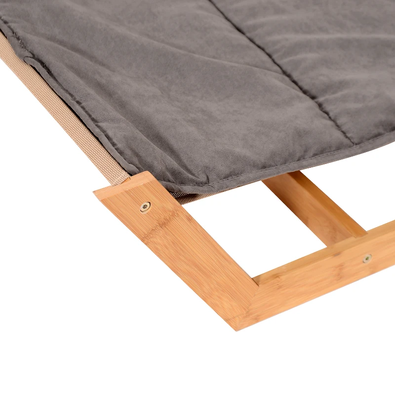 PawHut LEGOWISKO ŁÓŻKO PODUSZKA DLA PSA  szary