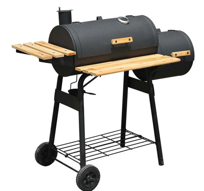 Outsunny GRILL WĘGLOWY OGRODOWY PÓŁKI POKRYWA