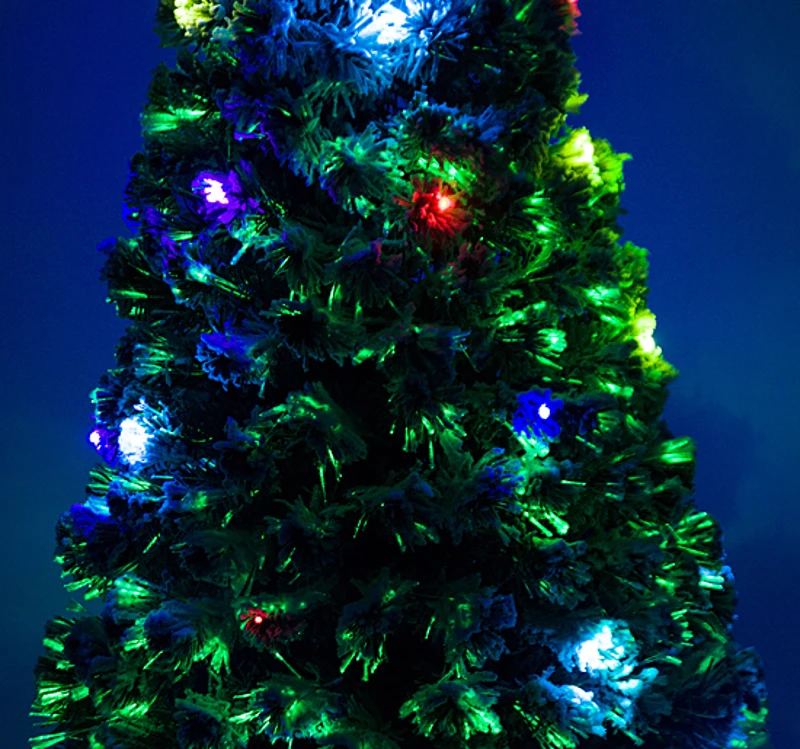 HOMCOM CHOINKA SZTUCZNA ŚNIEG 180 CM LED