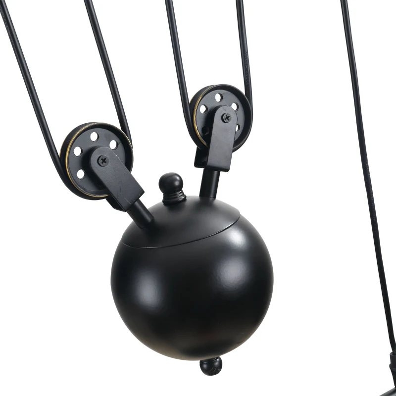 Lampa sufitowa Lampa wisząca industrialna vintage czarna
