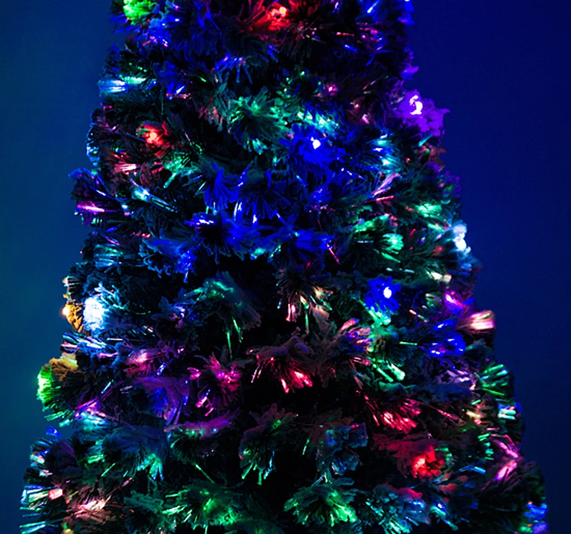 HOMCOM CHOINKA SZTUCZNA ŚNIEG 180 CM LED