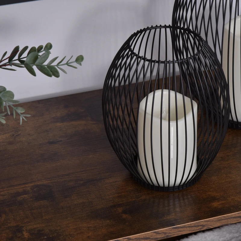 HOMCOM Regał na książki Regał biurowy Regał na dokumenty Regał kuchenny 3 półki 1 szafka industrialny design płyta wiórowa E1 metalowa rama brązowy 76 x 33 x 162,5 cm