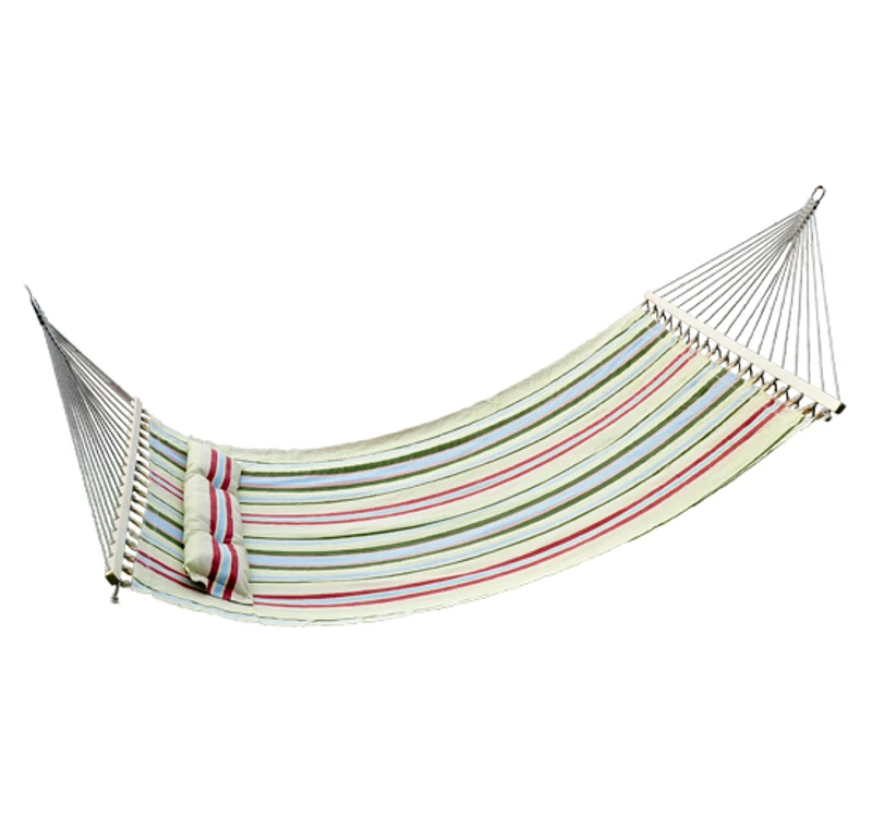 Outsunny HAMAK HUŚTAWKA BUJAK DLA 2 OSÓB 210x140CM 210KG kolorowy