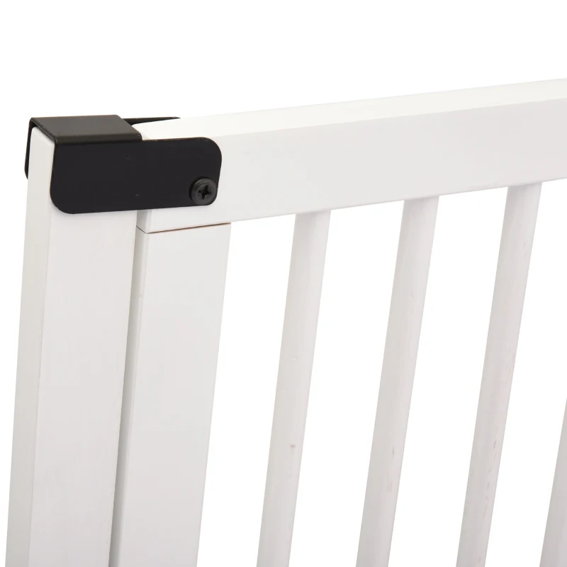 Osłona drzwi dla psa Bramka zabezpieczająca, Bramka ochronna Osłona dla psa Bramka dla psa Sosna Biała