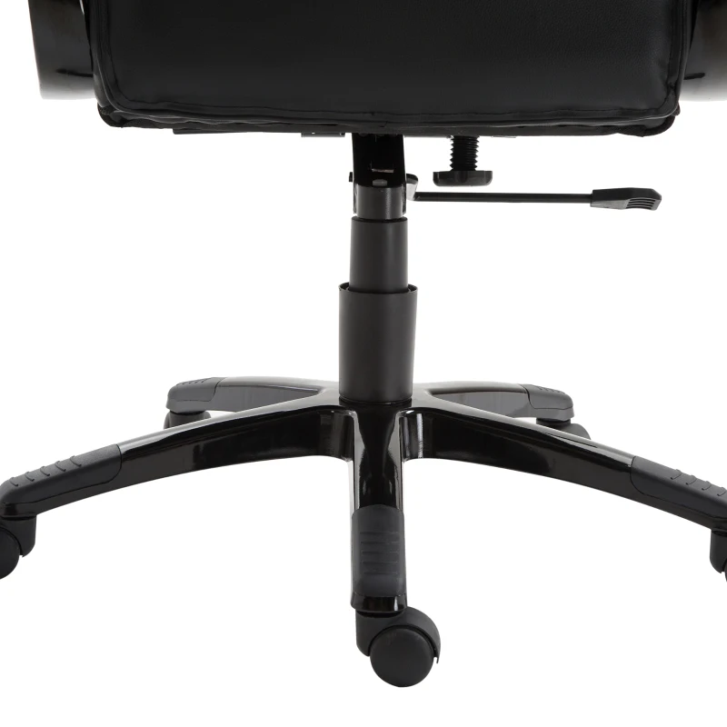 Vinsetto® KRZESŁO BIUROWE KRZESŁO OBROTOWE Z REGULOWANYM ZAGŁÓWKIEM czarne