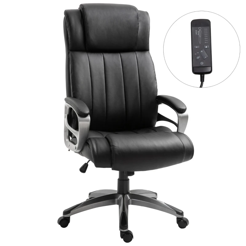 Fotel do masażu fotel biurowy fotel gamingowy krzesło obrotowe krzesło biurowe z masażem czarny