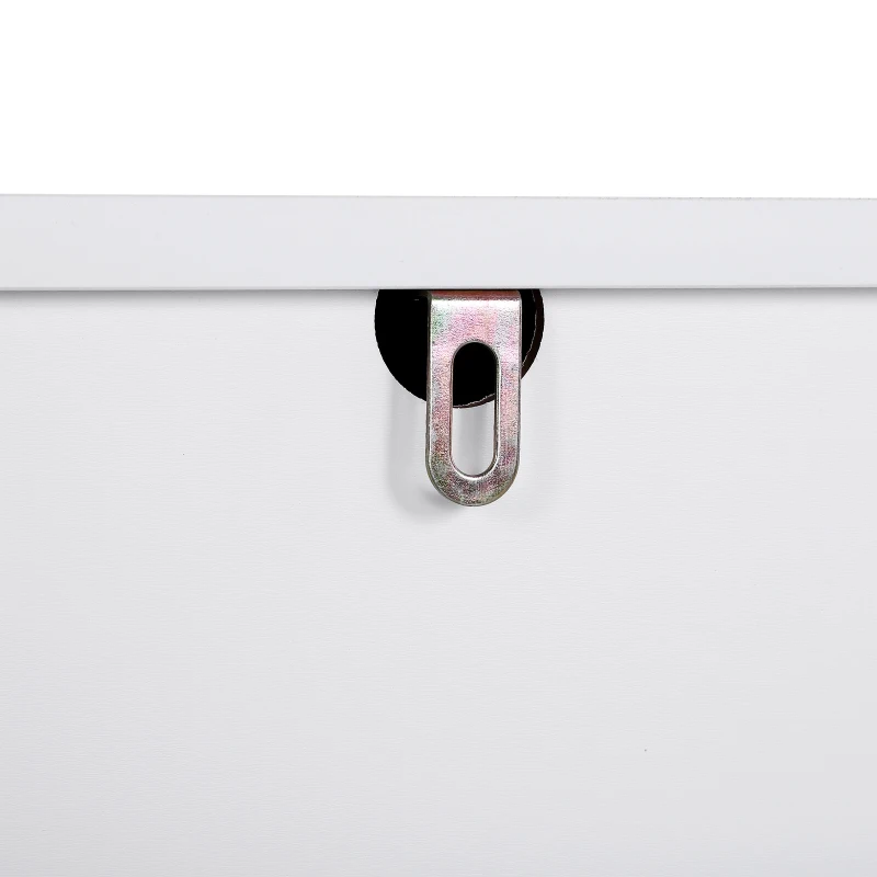 HOMCOM® Szafka Do Pokoju Dziecięcego 3 Szuflady Komoda Do Przechowywania Płyta MDF Niebieska