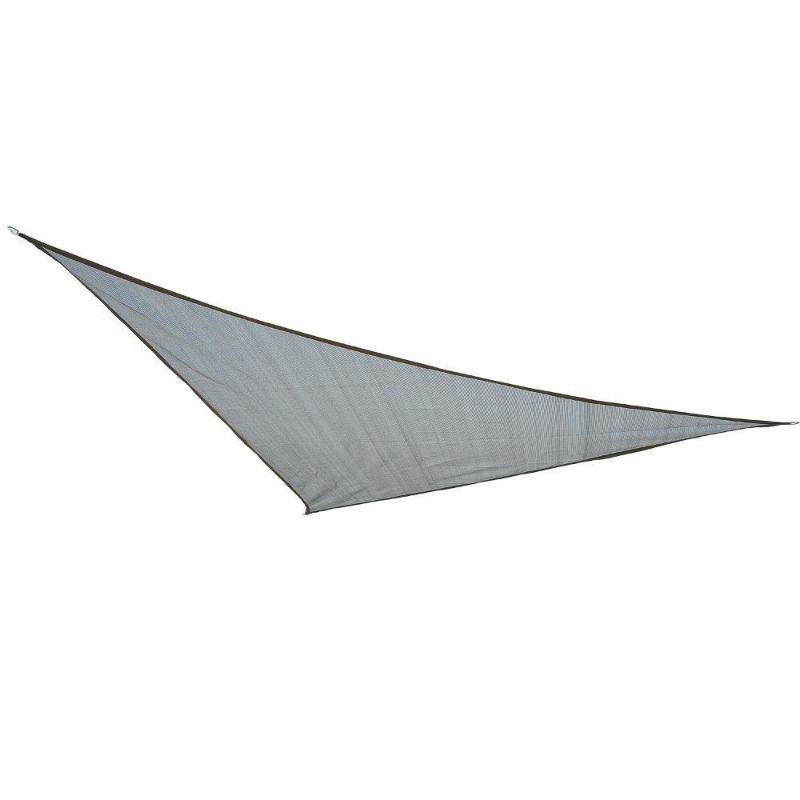 Outsunny ŻAGIEL PRZECIWSŁONECZNY TRÓJKĄT 5x5x5m HDPE szary