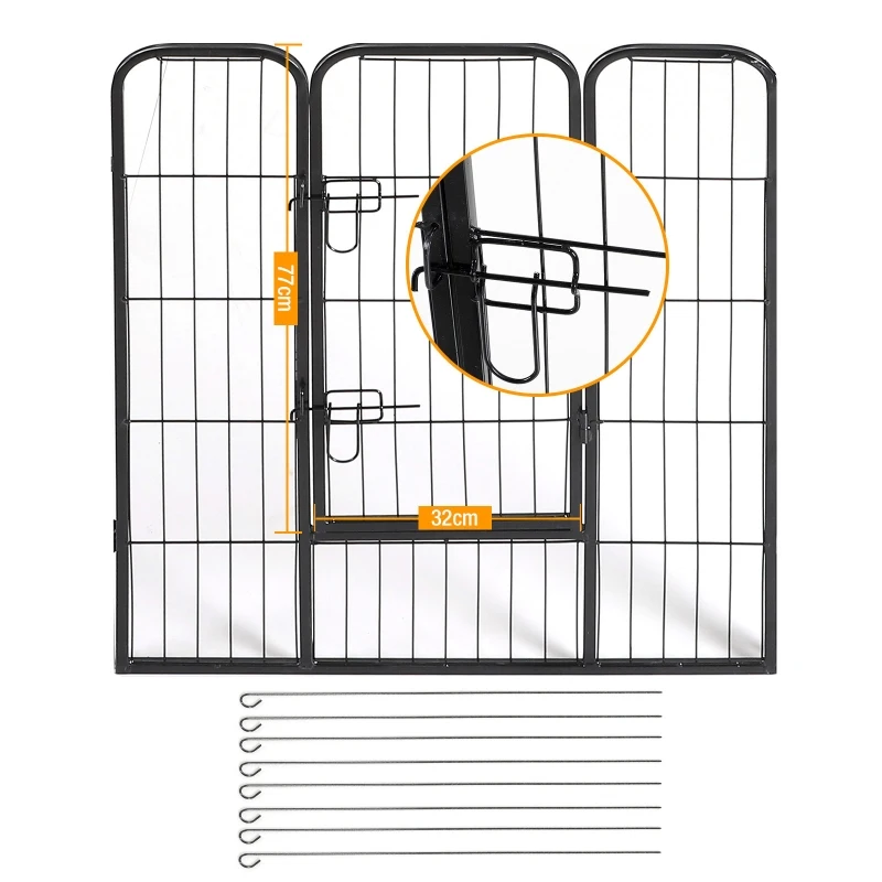 PawHut® Zagroda Dla Królika Szczeniąt 80x100