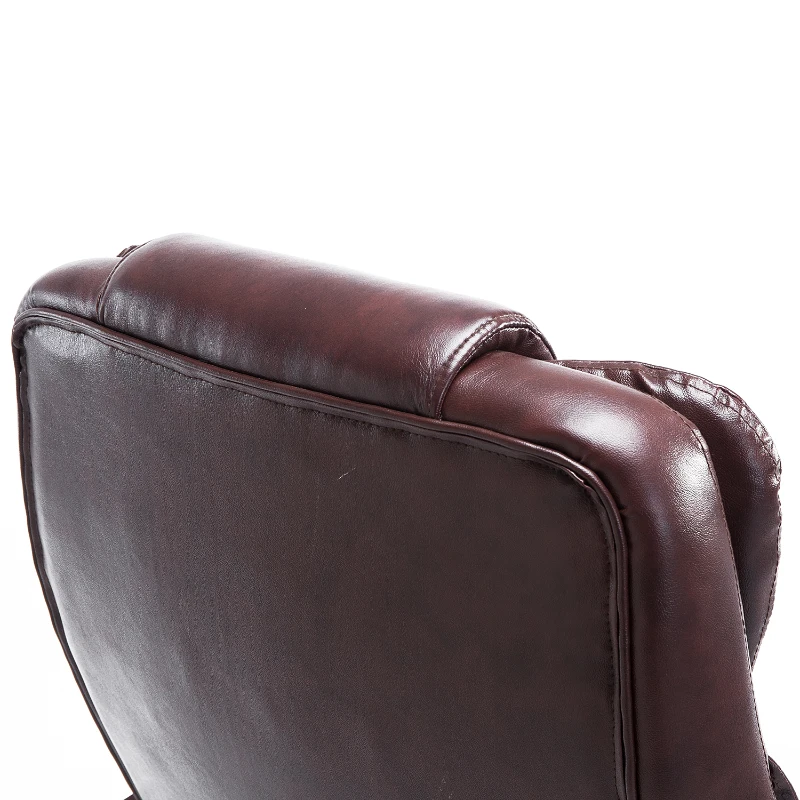 HOMCOM FOTEL BIUROWY KRZESŁO SZEFA brązowy