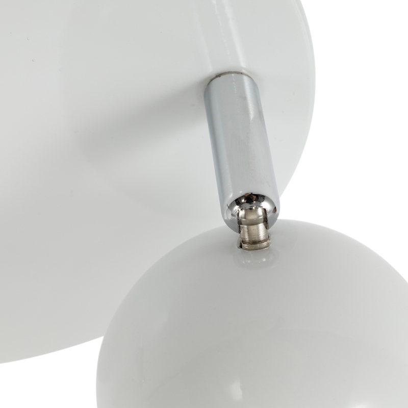 HOMCOM® LAMPA SUFITOWA OŚWIETLENIE 2 x GU10 biała