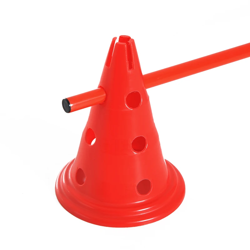 PawHut TOR PRZESZKÓD DLA PSA AGILITY 6 PACHOŁKÓW + 3 DRĄŻKI  30CM czerwony