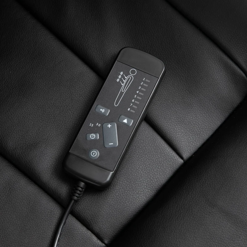 Fotel do masażu fotel biurowy fotel gamingowy krzesło obrotowe krzesło biurowe z masażem czarny