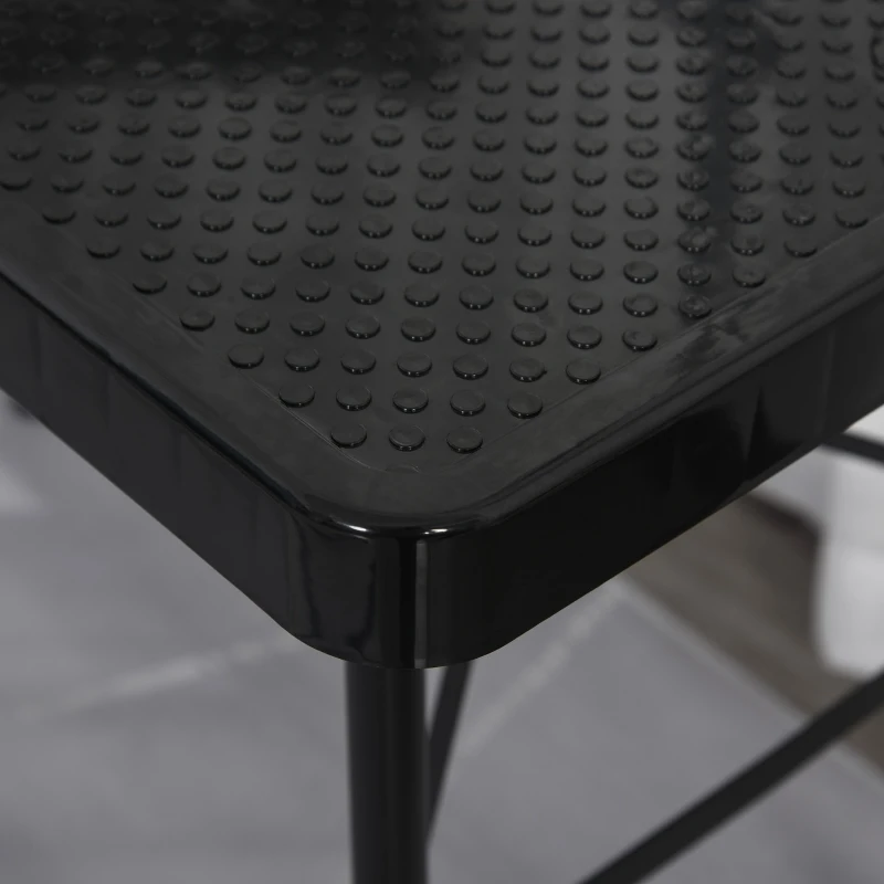 Stół trymerski, stół do pielęgnacji zwierząt, stół do strzyżenia, stół groomerski dla psów, składany, czarny