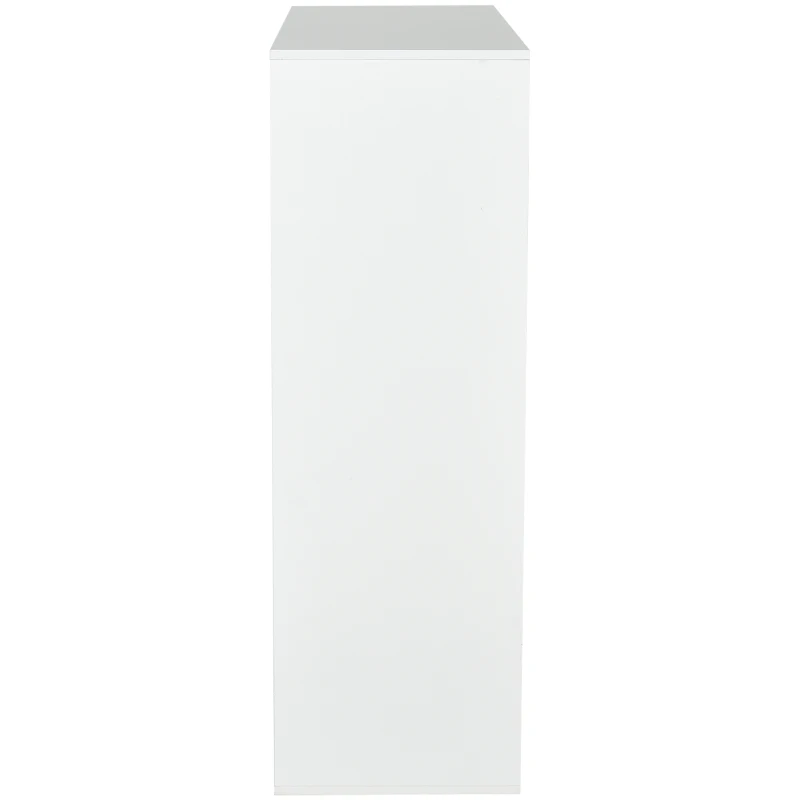 Regał na książki szafa stojąca szafa na akta szafa wielofunkcyjna biały 120x40x120 cm