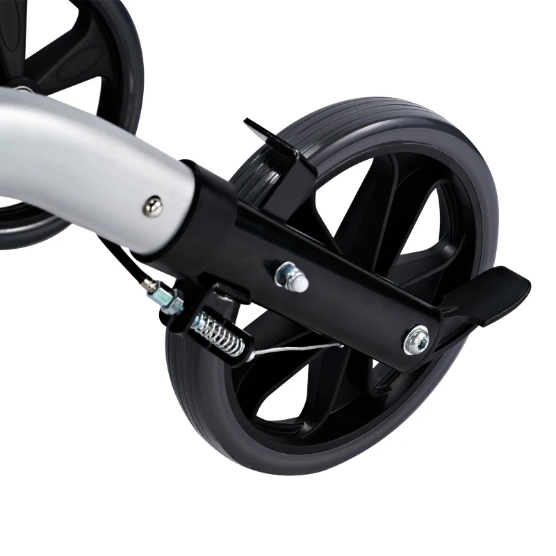 HOMCOM CHODZIK INWALIDZKI BALKONIK REHABILITACYJNY 2 w 1