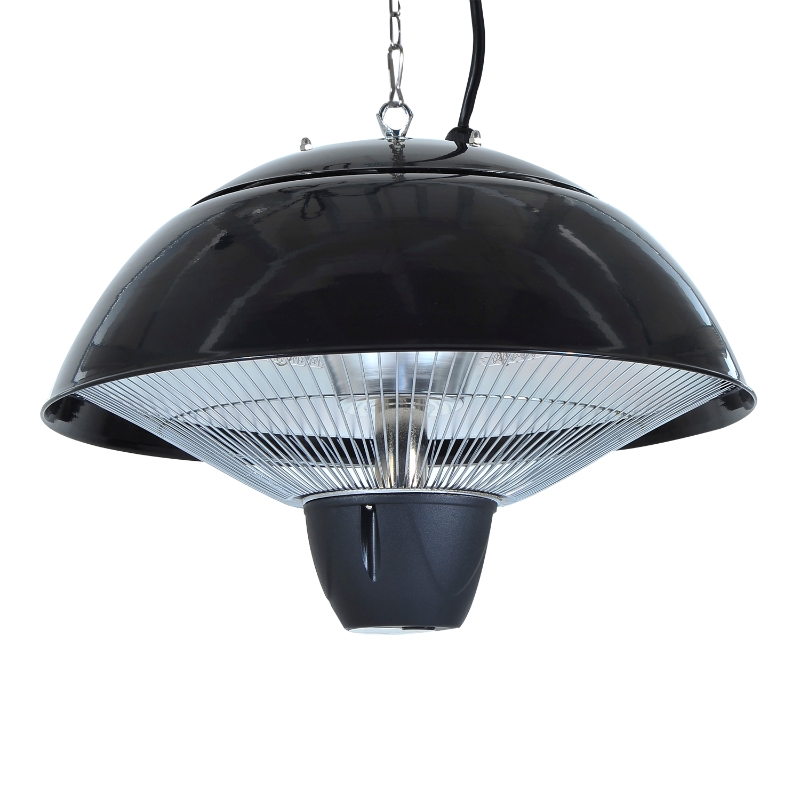 Outsunny PROMIENNIK PODCZERWIENI TARASOWY 1500 W czarny