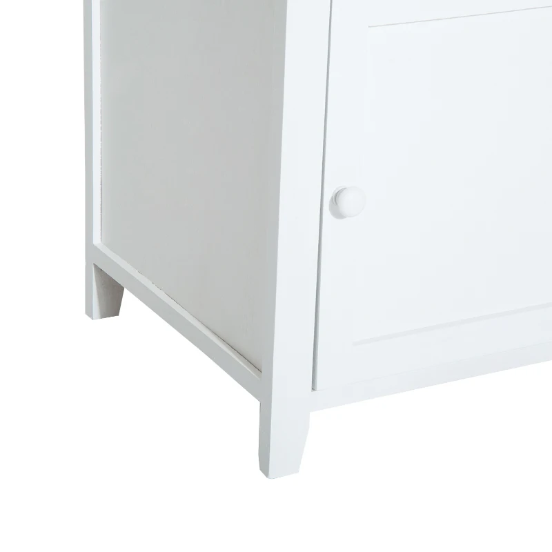 HOMCOM SZAFKA NOCNA KOMODA STOLIK biała
