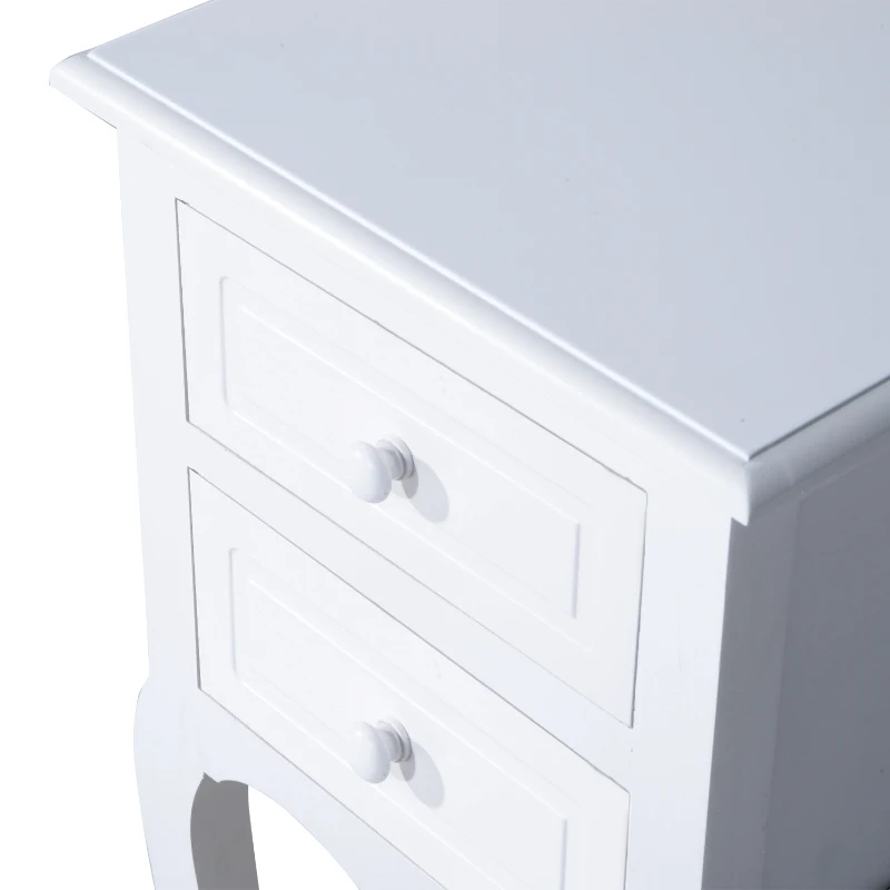 HOMCOM SZAFKA STOLIK NOCNY KONSOLA biała