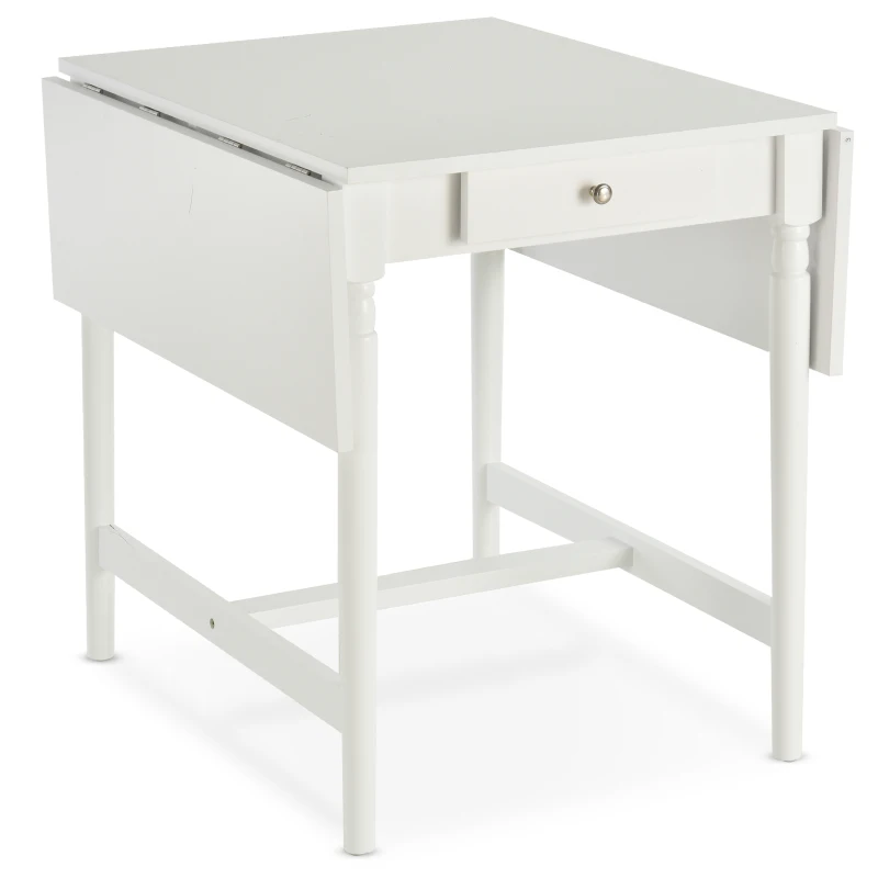 Rozkładany stół do jadalni Składany stół wielofunkcyjny 2 składane blaty boczne