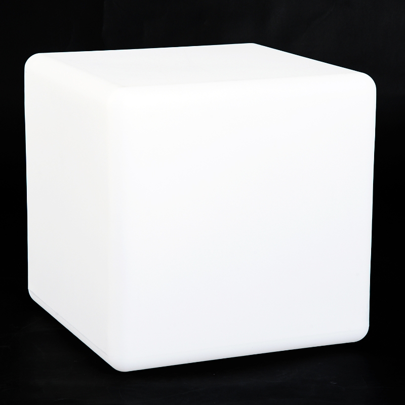 Homcom® Kostka Led z Pilotem 16 Kolorów Światła Energiooszczędna Pe Biała