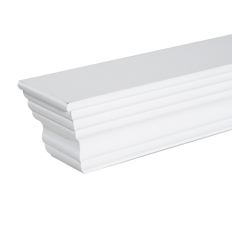 HOMCOM PÓŁKI ŚCIENNE WISZĄCE BIAŁE ZESTAW