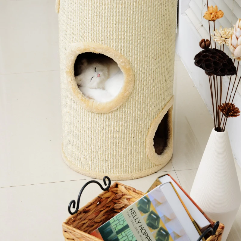 PawHut DOMEK TUBA DRZEWO LEGOWISKO DRAPAK DLA KOTA