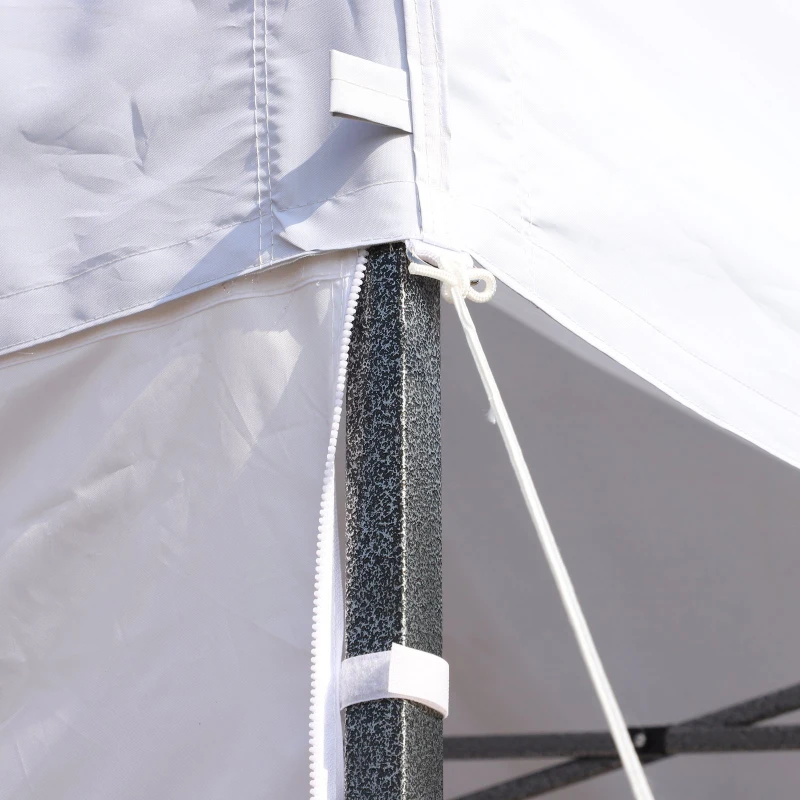 Pawilon Składany Namiot Ogrodowy 4 Ściany Regulacja Wysokości Oxford Outsunny