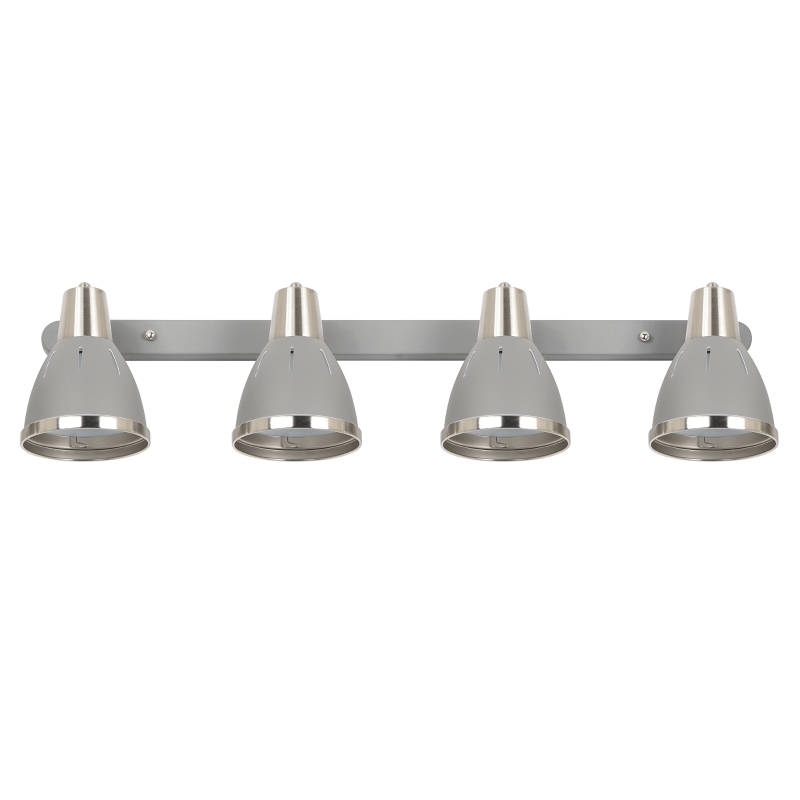 HOMCOM® KINKIET ZESTAW 4 REFLEKTORÓW ŚCIENNYCH OBROTOWA LAMPA PUNKTOWA