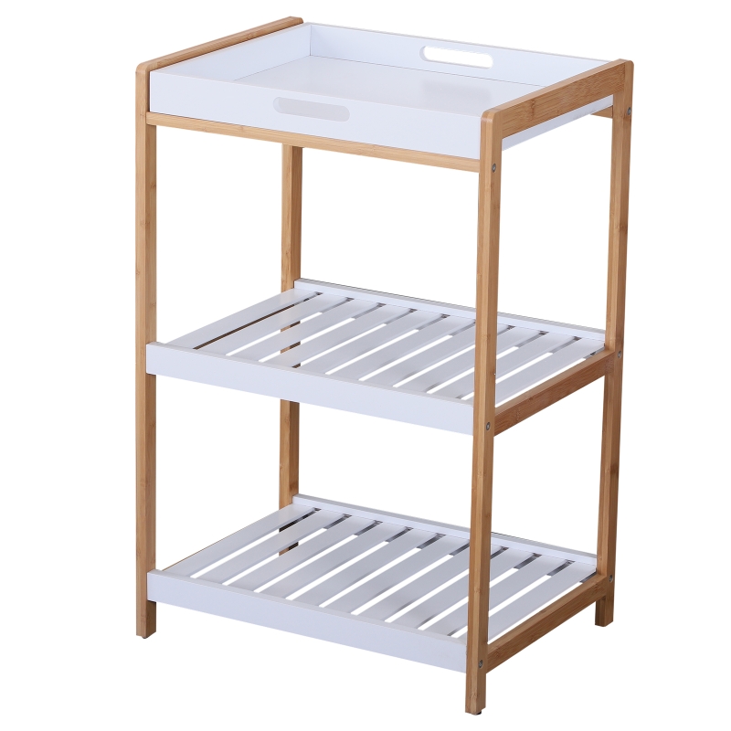 HOMCOM® BAREK KUCHENNY NA KÓŁKACH ZDEJMOWANY GÓRNY BALT 46 x 35 x 74,5 cm