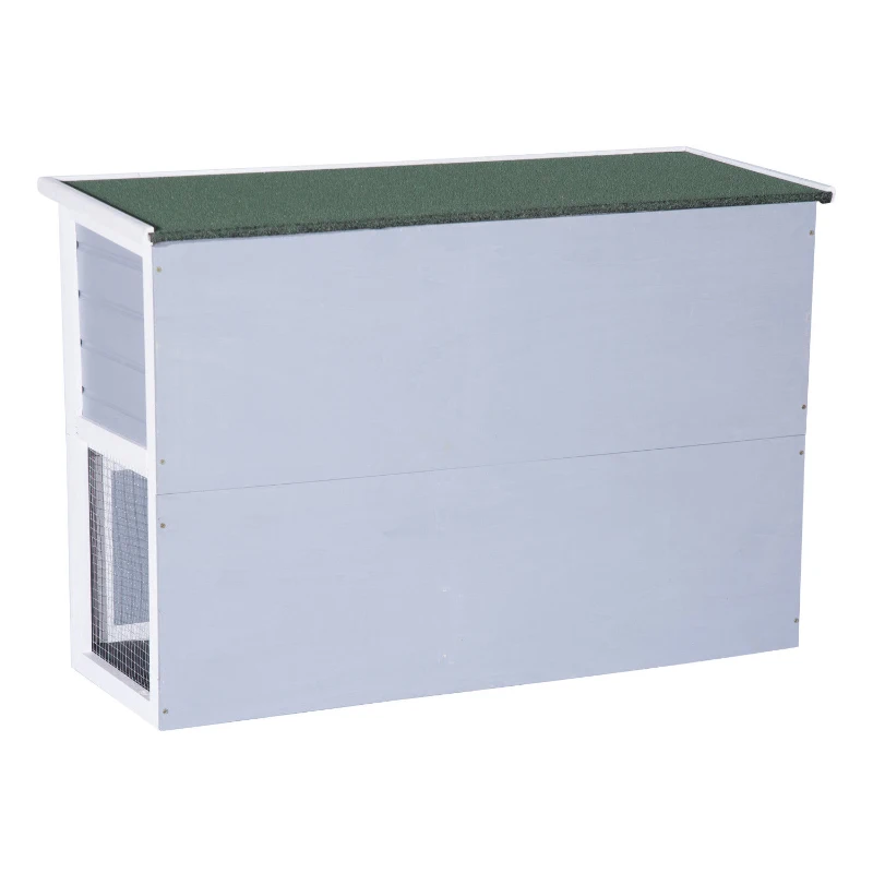 PawHut KLATKA DLA KRÓLIKÓW 2 POZIOMY KRÓLIKARNIA